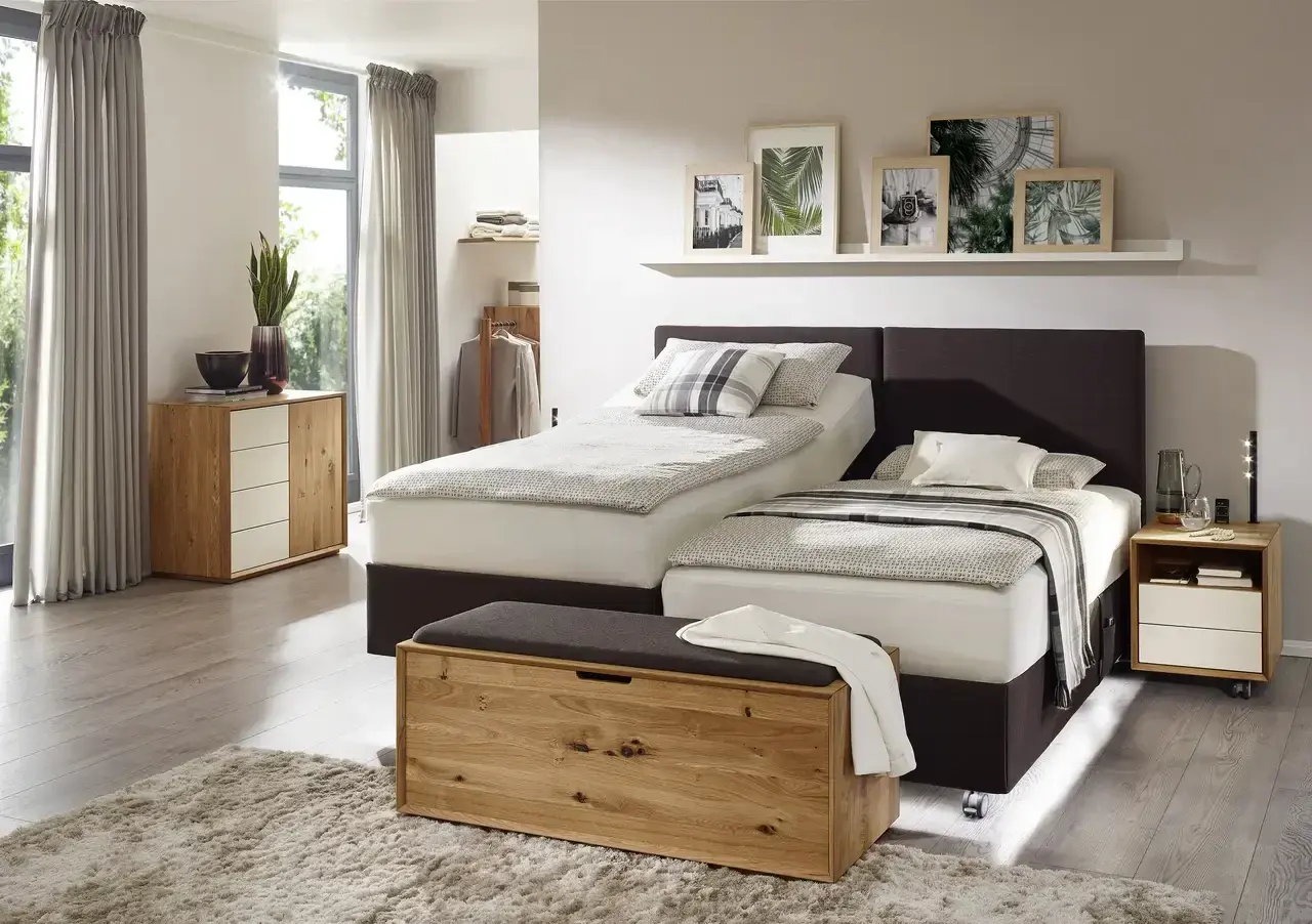 Kirchner Nevara Seniorenbett als Duobett