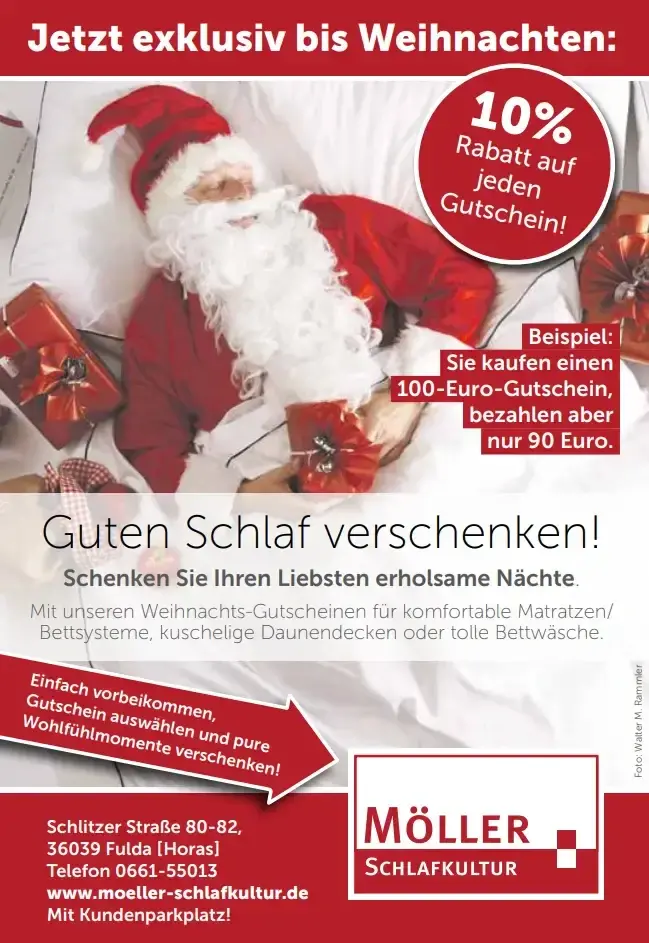 Weihnachtsgutschein-Aktion 2025